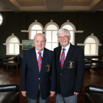 8 September 17, Mandatory Credit ©Press Eye/Darren Kidd
Hugh Dillon & Alistair McQuoid.
Titanic Hotel Belfast.