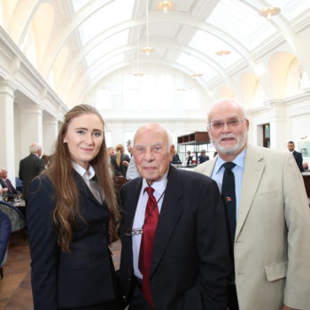 8 September 17, Mandatory Credit ©Press Eye/Darren Kidd

Titanic Hotel Belfast. 
Pictured are (l-r) Rachael Lennin, Campbell Kelly and Rodney McCullough.