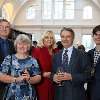 9 September 17, Mandatory Credit ©Press Eye/Darren Kidd

 Titanic Hotel: Pictured are Ian Montgomery, Dr Sally Montgomery, Valerie Ingram, Johnny Andrews and Tommie Andrews.