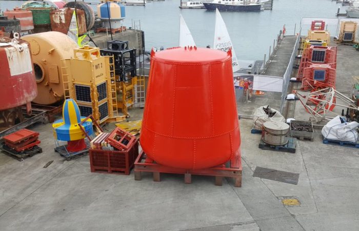 Belfast Buoy undergoing restoration