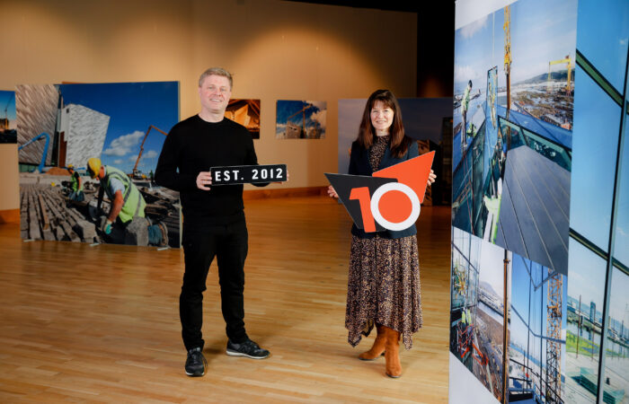 Press Eye Northern Ireland 

Wednesday 16h  March 2022 

Photographer Philip Magowan   / Press Eye 

CELEBRATE A DECADE OF TITANIC BELFASTÉ Pictured at the launch of, The People Who Built Titanic Belfast, a special photography exhibition to mark the 10th birthday of Northern IrelandÕs leading tourist attraction are John Doherty, Titanic BelfastÕs Group Creative Director and curator of the photography exhibition and Kerrie Sweeney, Chief Executive Officer of Maritime Belfast Trust. 

As part of the milestone celebrations, Titanic Belfast is hosting a Birthday Bash with an exciting programme of activity from Thursday 31st March Ð Sunday 3rd April with something for everyone including hot air balloon and kite show displays, live music, face painting and a candlelight display on Titanic Slipways. There will also be a series of Titanic Talks covering a variety of topics from the architectural design of Titanic BelfastÕs spectacular building to the real-life stories of Titanic descendants.

For further information on the Titanic Birthday Bash and The People Who Built Titanic Belfast exhibition go to www.titanicbelfast.com

[Ends]Ê