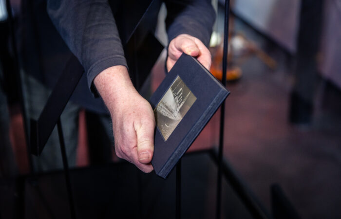 Titanic Launch Glass Plate Positives