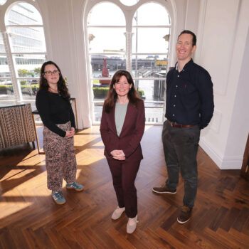 Sheena Dickson Tourism Northern Ireland, Kerrie Sweeney MBE Maritime Belfast Trust, Chris Scott Blueway Partnership