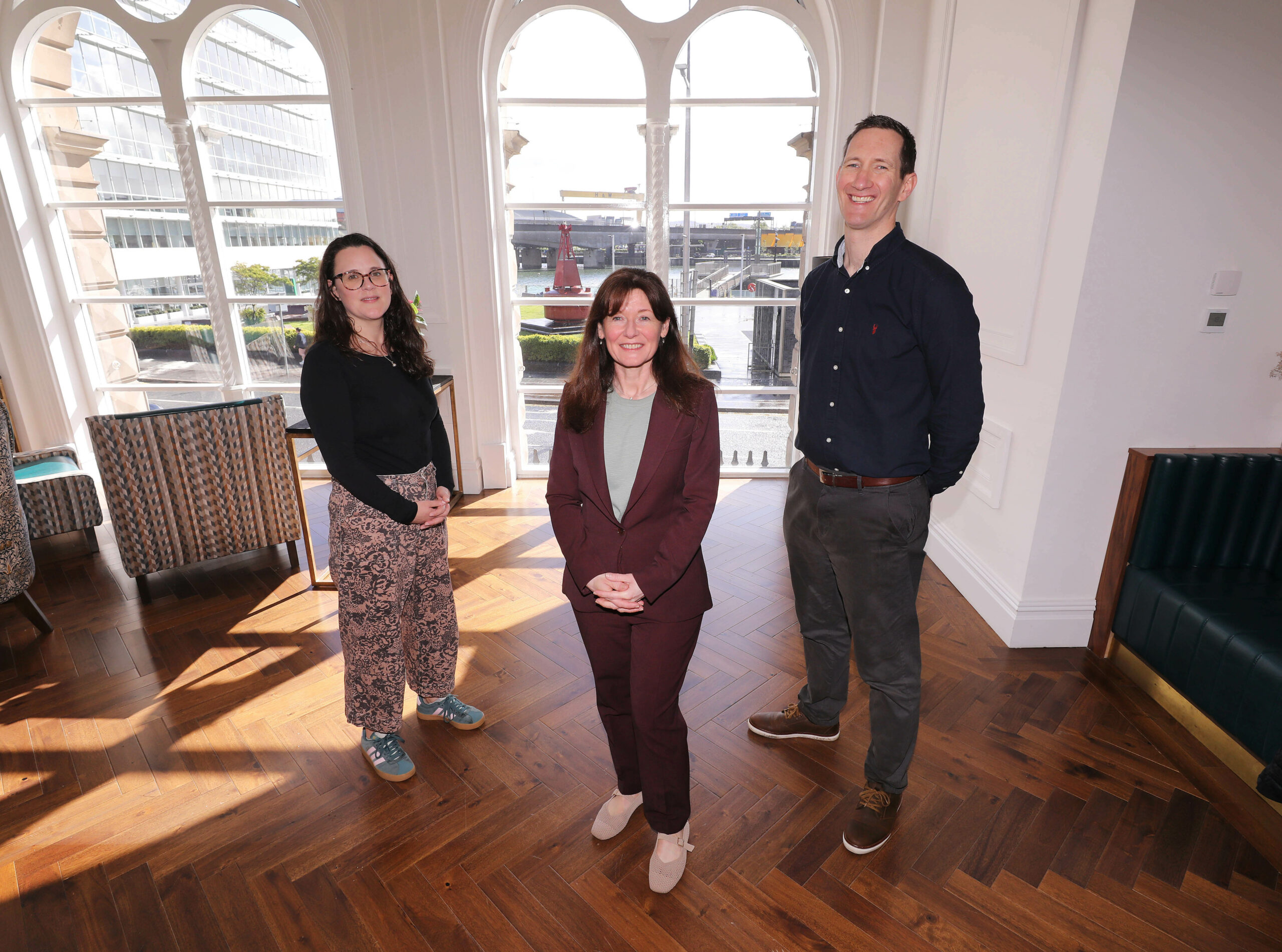 Sheena Dickson Tourism Northern Ireland, Kerrie Sweeney MBE Maritime Belfast Trust, Chris Scott Blueway Partnership